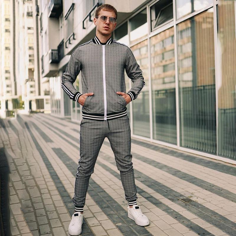 Men′s Athletic Tracksuit Sweat Suits for Men Outfits Casual Men's Suit Spring and Autumn Fashion Men's Clothing Slim Fit plus Size Loose