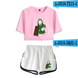 Dreamwastaken Men's Novelty Hoodies Dream Merch Shirt Printed Sexy Navel Exposed T-shirt Shorts Set