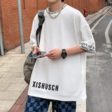 Men's T-Shirt Summer round Neck Short Sleeve