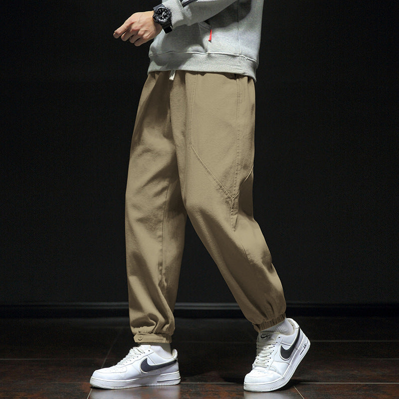 Men Cargo Pants Spring and Autumn New Loose Cargo Pants Men's Casual Pants