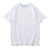Off White T Shirt Arrow Print Men's Clothing Owt  Short Sleeve