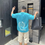 CHH Chrome Heart T Shirt Spring/Summer Printed Ripped round Neck Short Sleeve T-shirt for Men and Women