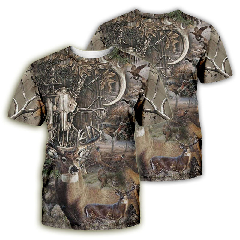 Woodland T Shirt 3D Printing