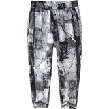 Linen Pants Straight Leg Pants Drawstring Lightweight Elastic Beach Pants Printed Cotton and Linen