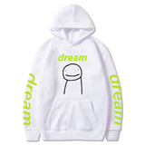 Dreamwastaken Men's Novelty Hoodies Dream Merch Shirt 2D Printed Casual Fashion Loose Hooded Sweater