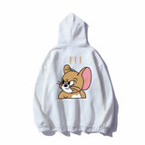Tom and Jerry Hoodie Fall/Winter Cartoon Velvet Hooded Sweater Suit