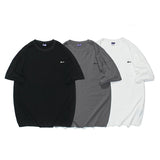 Men T Shirt Summer Casual Tops Men's Clothes Summer Wear Vintage Men's round Neck Short Sleeve Casual Loose Letter Embroidery T-shirt