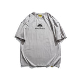 Men T Shirt Summer Casual Tops Men's Summer Large Printed Black Gray Neutral Couple Men's and Women's Short-Sleeved T-shirt