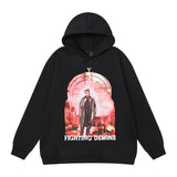 Juice WRLD in Loving Memory Hoodie Juice-Wrld-X-Vlone-Burner Portrait Printing Hooded Pullover Fleece-Lined