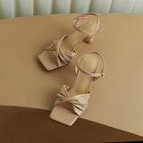 Nude Wide Fit Block Heels