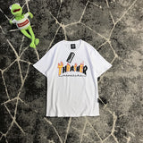 Thrasher T Shirt Summer Skateboard Flame Limited T-shirt Couple
