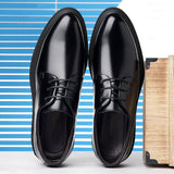 Indo Western Shoes Thick Sole Simple Men's Leather Shoes