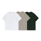 Men T Shirt Summer Casual Tops Men's Vintage Men's round Neck Short Sleeve Casual Loose Cartoon Dogs and Cats T-shirt