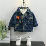 Toddler Boys Jackets Boys' Denim Jacket Spring and Autumn Clothing Children