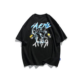 Man Summer T Shirt Cartoon Print