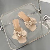 Nude Block Heel Sandals