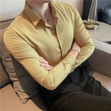 Men's Shirt Spring Men's Long-Sleeved Shirt Repair