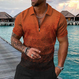 Polo Shirts Polo Lapel Casual Short Sleeve Summer T-shirt
