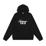 Rrr123 Hoodie and White Pigeon Pattern Hooded Sweater for Men and Women