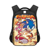 Shadow Backpack Sonic Cartoon Backpack Schoolbag Reflective Stripe Primary and Secondary School Students Burden Alleviation Backpack