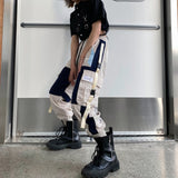 Harajuku Clothing Men Classic Retro Pants Straight Leg Pant Summer I Cargo Pants Men & Women Trendy Casual Pants Ankle Banded Pants