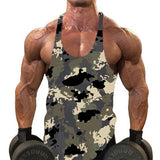 Man Tanks Men's Outdoor Sports Fitness Top
