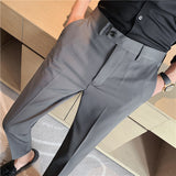 Men Trousers Casual Suit Pants