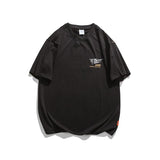 Men T Shirt Summer Casual Tops Men's Summer Short-Sleeved T-shirt Men's Fashion Brand Casual Simple Cartoon round Neck Loose T-shirt