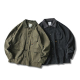 Corduroy Patch Jacket Corduroy Lapel Vintage Jacket for Men