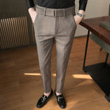 Men Trousers Casual Suit Pants