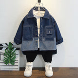 Toddler Boys Jackets Boy's Cowboy Shirt Coat Children