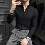 Men Shirts Long Sleeve Shirt