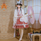 Gothic Lolita Harajuku Style Clothing Japanese Style Lolita Dress Op Cross Collar Wide Sleeve Chinese Style Han Elements Dress