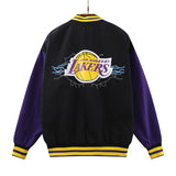 Dodgers Letter Man Jacket Outfit Senior Jackets Varsity Baseball College Coat Autumn Baseball Uniform Fans Sports Training