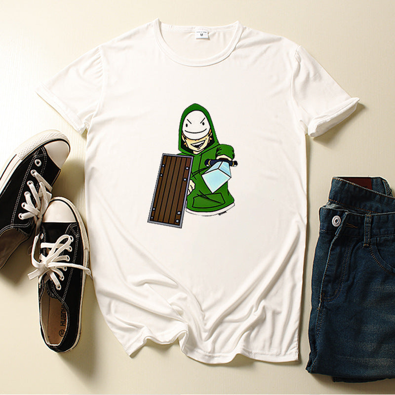 Dreamwastaken Novelty Hoodies Dream Merch Shirt Dreamwastaken Summer Fashion Cartoon Animation Short Sleeve T-shirt Top