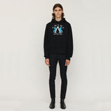 Amiri Hoodie New US Amiriins Embroidered Double Horse Hooded Sweater for Men and Women