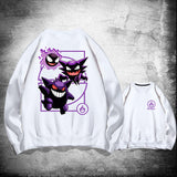 Men and Women Pokemon Pikachu Hoodie Pokémon round Neck Sweater