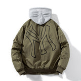 New York NYC Varsity Jacket Embroidered Hip Hop Baseball Uniform