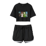 Dreamwastaken Men's Novelty Hoodies Dream Merch Shirt Printed Casual Fashion Loose Exposed Navel Suit