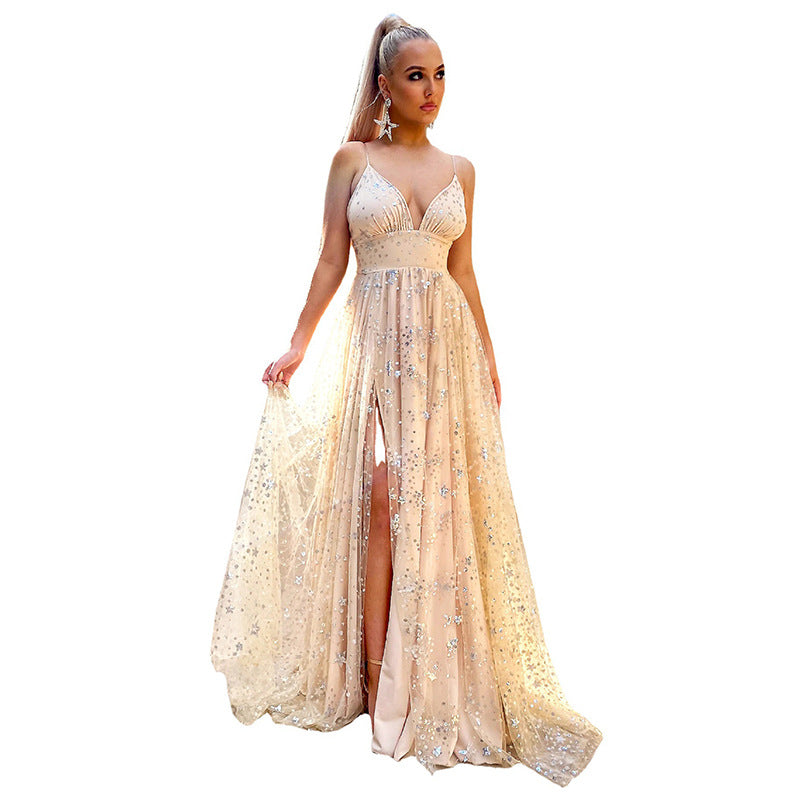 Kim Kardashian Marilyn Monroe Dress Spring Summer Sexy Deep V Strap Dress