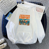 Slogan Graphic Hoodie Baggy Coat Velvet Padded Hooded Sweatshirt