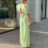 Women Bohemian Dress Summer Sexy V-neck Backless