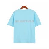 Fog Essentials Tshirts Fog Reflective Essentials Fear Of God High Street Loose Short Sleeve T-shirt Men and Women