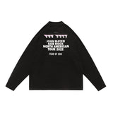Fog Sob Rock Hoodie Fog Letter Print Casual Long Sleeve T-shirt Male