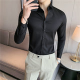 Men's Shirt Spring Men's Long-Sleeved Shirt Repair