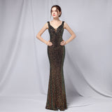 Sequin Evening Dress Sequined Fishtail Formal Dress