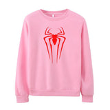 Men Spider Hoodie Spider-Man Crew Neck Sweater