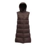 Women Winter Coats Puffer down Vest Autumn and Winter Light Hooded Vest