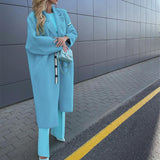 Women Coat Autumn and Winter Overcoat Women's Clothes Baggy Coat Coat