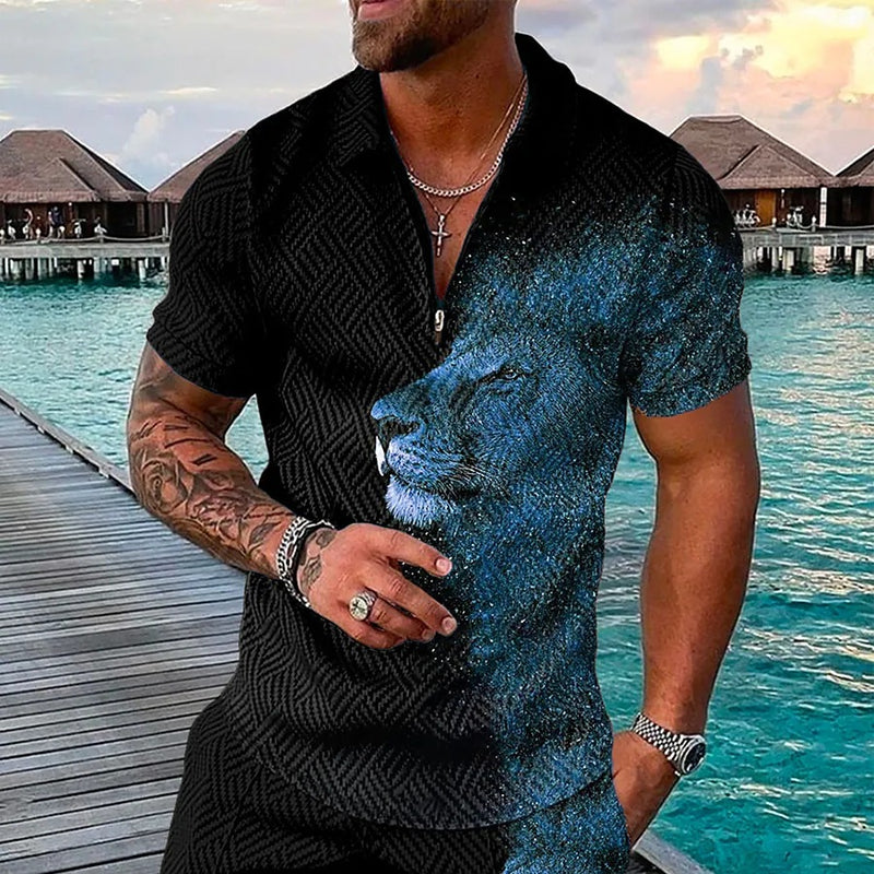 Polo Shirts Summer Men's Casual Short-Sleeved T-shirt Polo Shirt